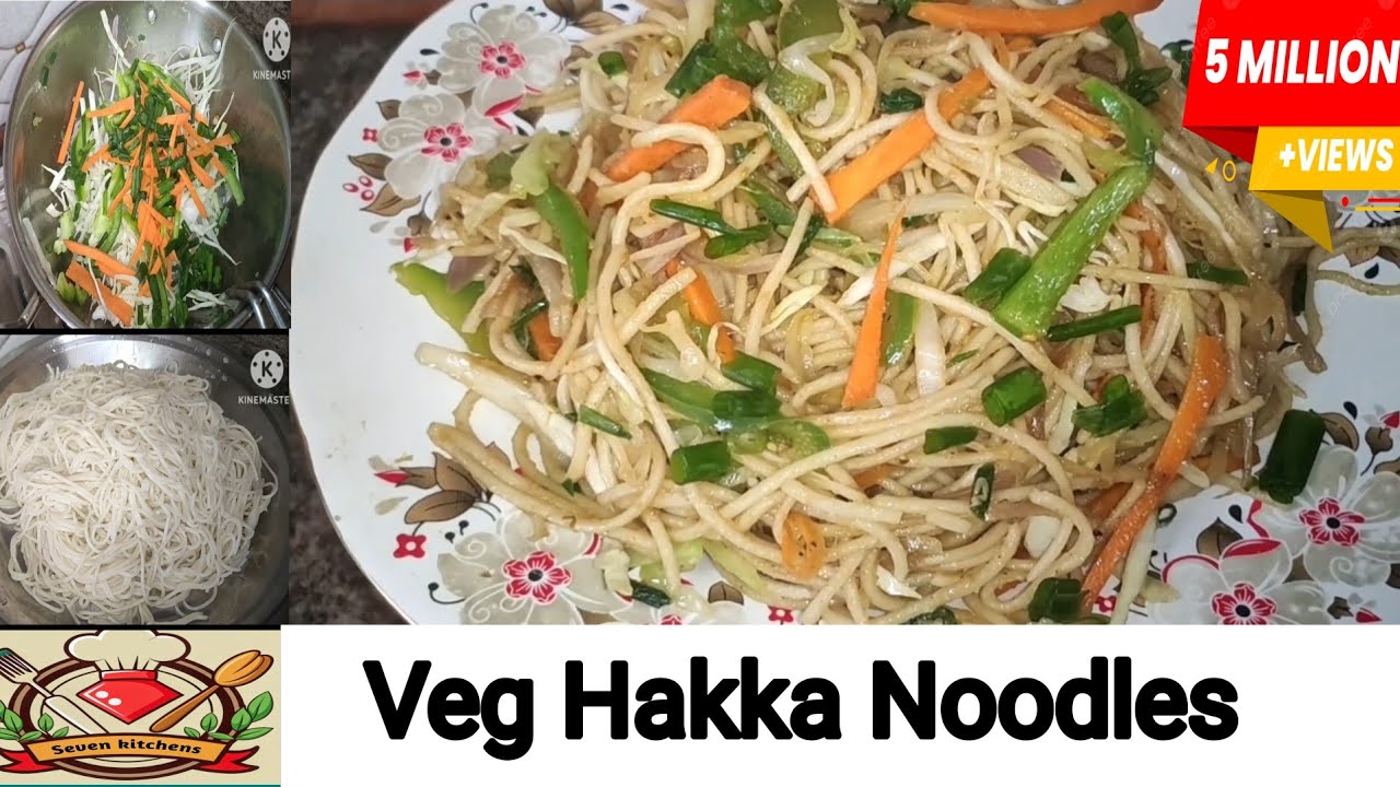 How to Make Hakka Noodles at Home/Instant Noodles kaise banaye #food #cooking #thaifood#indianfood 