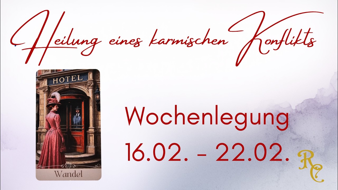 🗓️ Heilung eines karmischen Konflikts ~ WOCHENLEGUNG 16.02. - 22.02.