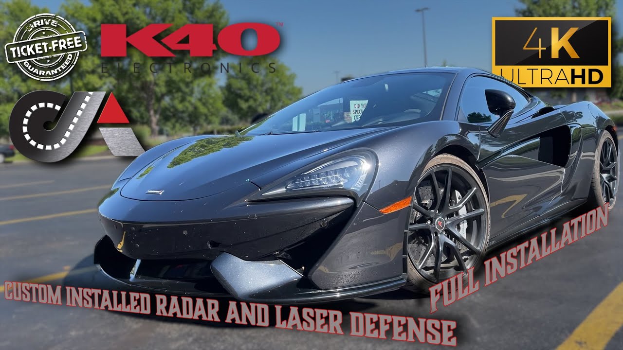 Установка специального лазерного глушителя и радар-детектора McLaren \ K40 RL360DI с 6 лазерными ...
