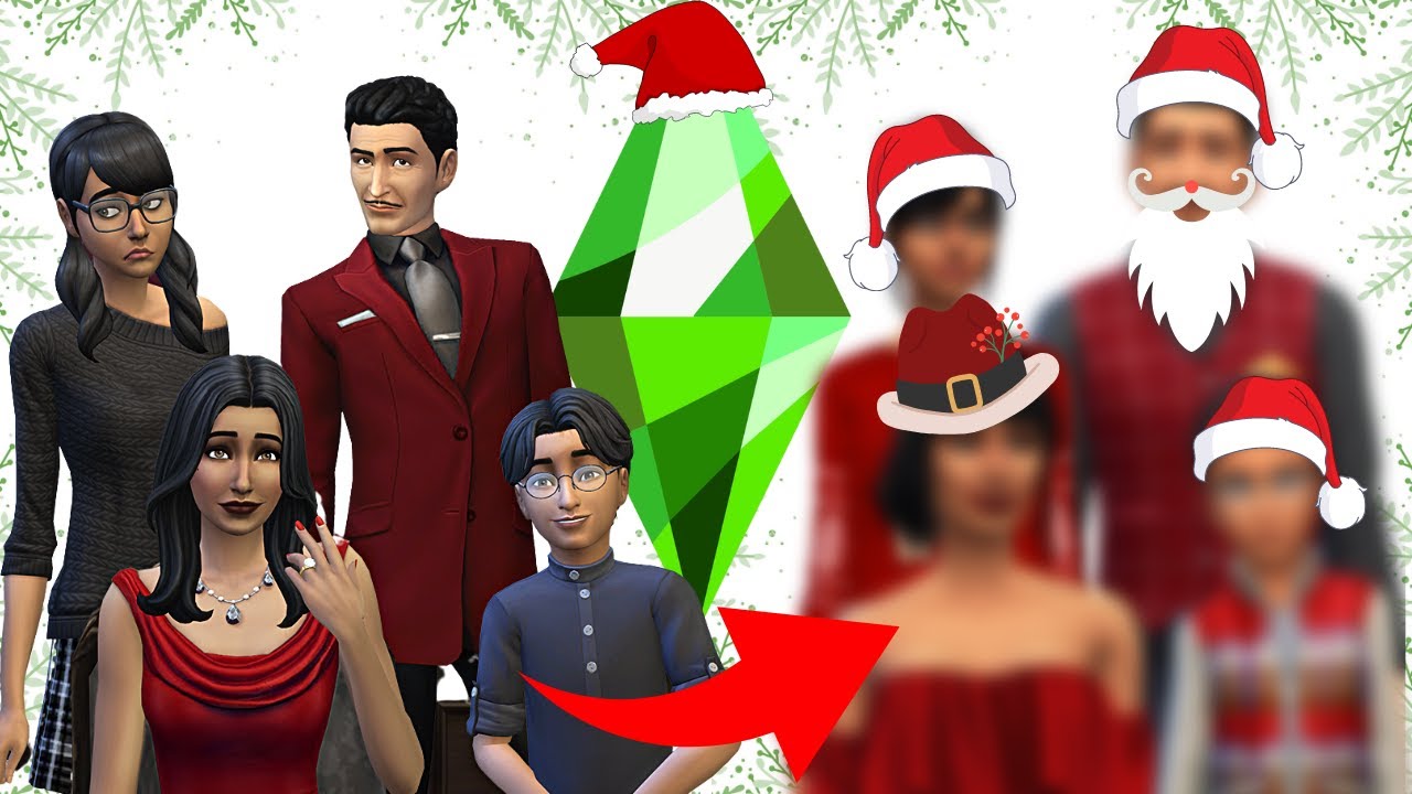ŚWIĄTECZNA WERSJA RODZINY ĆWIR ! | Simsmas 2 | THE SIMS 4