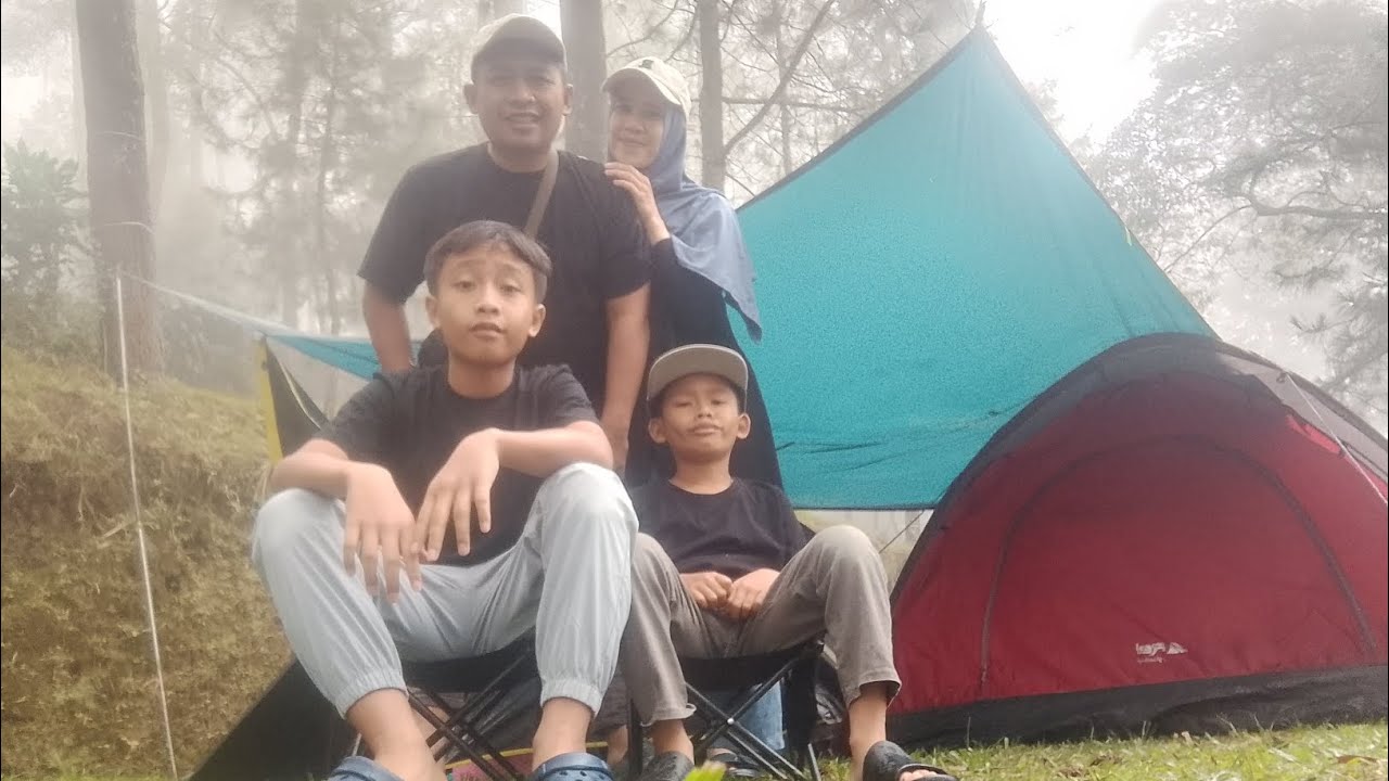 CAMPING🏕️#PART - 14 || CIWANGUN INDAH CAMP LEMBANG.. seharian diguyur hujannn🏕️😂