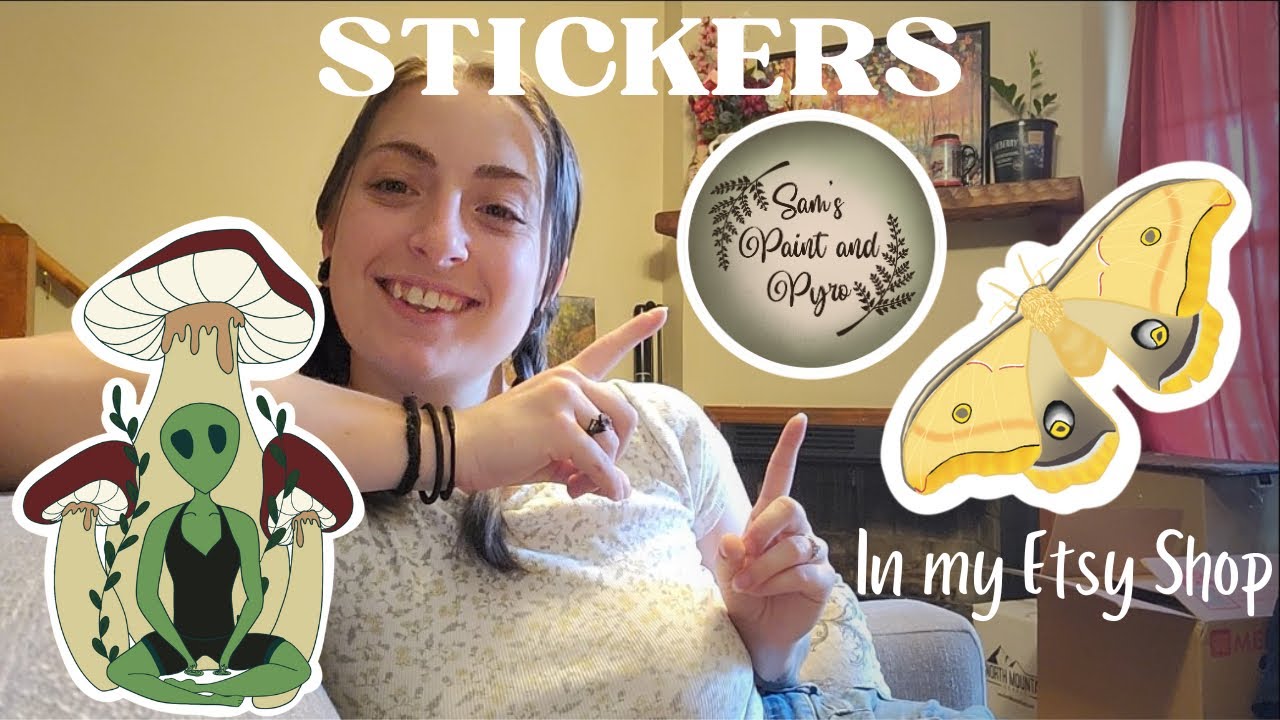 I've Added Stickers to my Etsy Shop!!