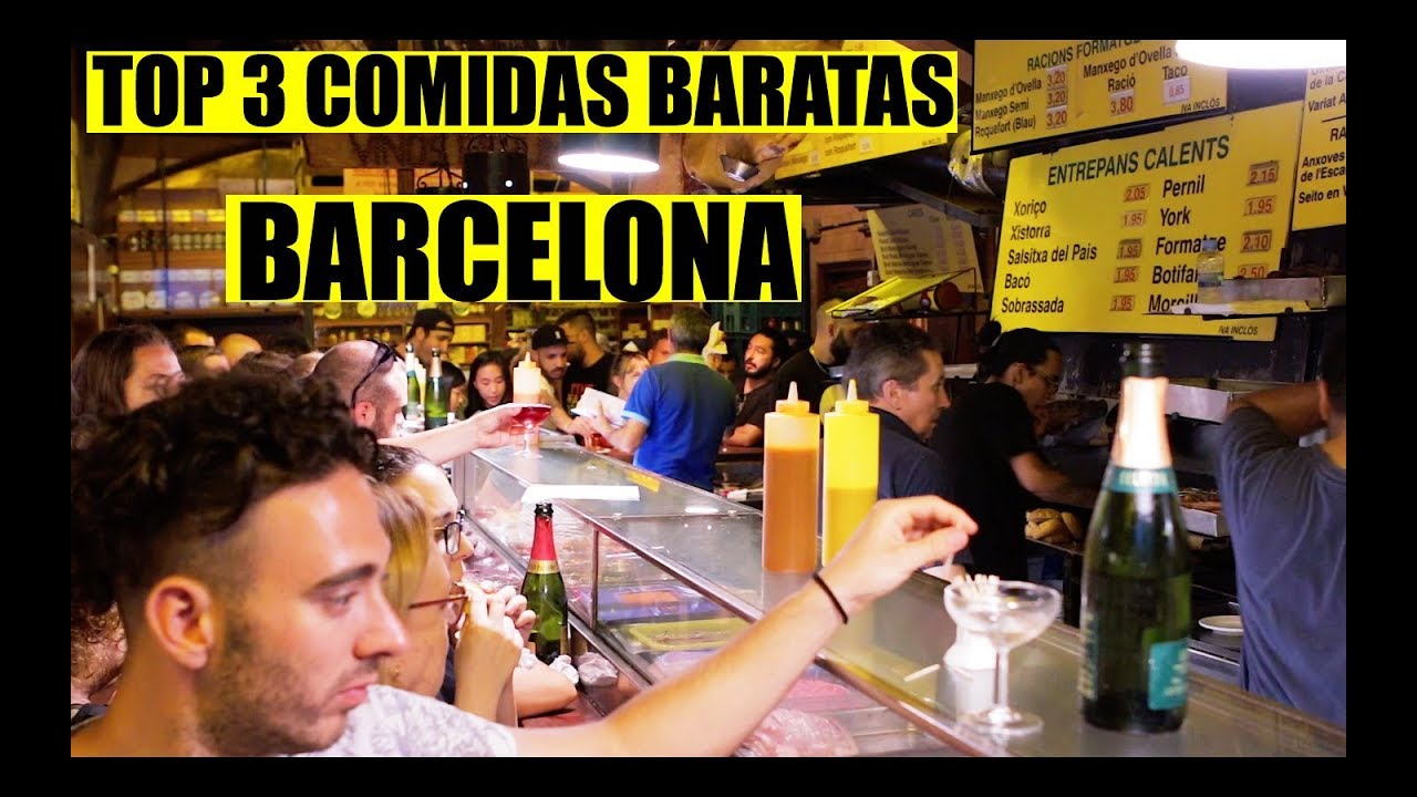 Dónde comer barato en Barcelona