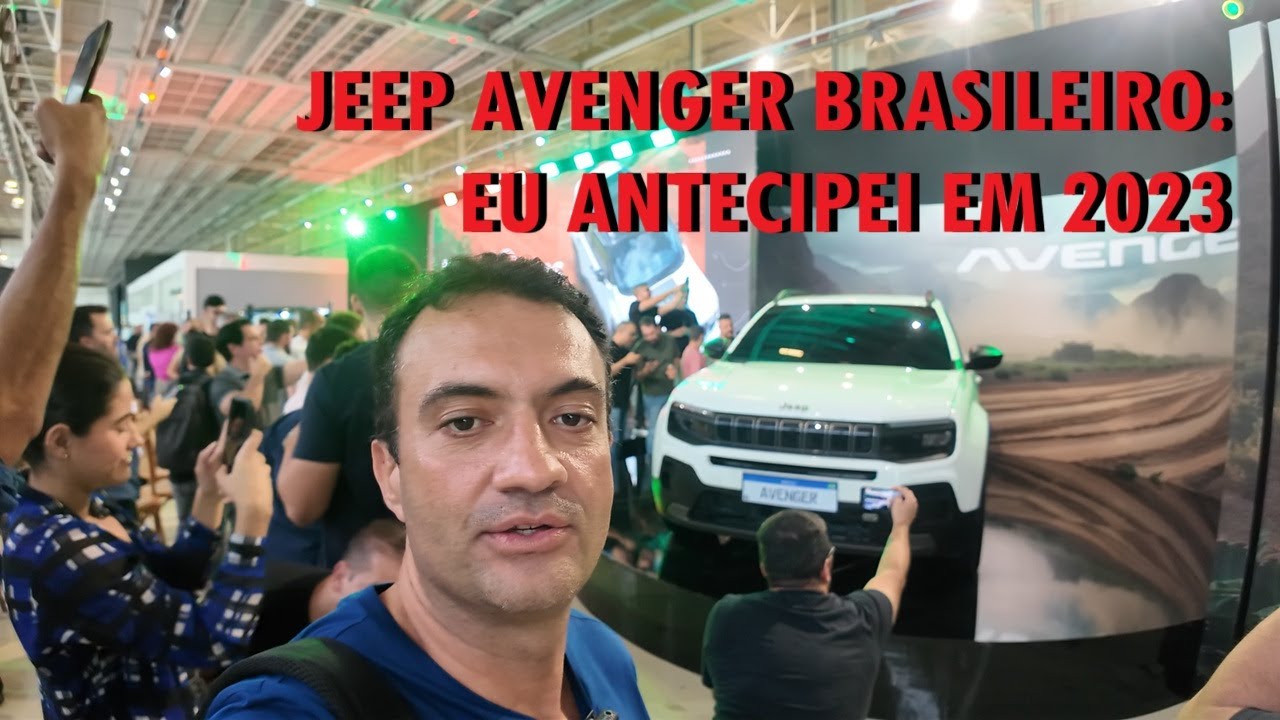 JEEP AVENGER SER&Aacute; FABRICADO NO BRASIL; COMO ANTECIPAMOS EM 2023 | AUTOS SEGREDOS