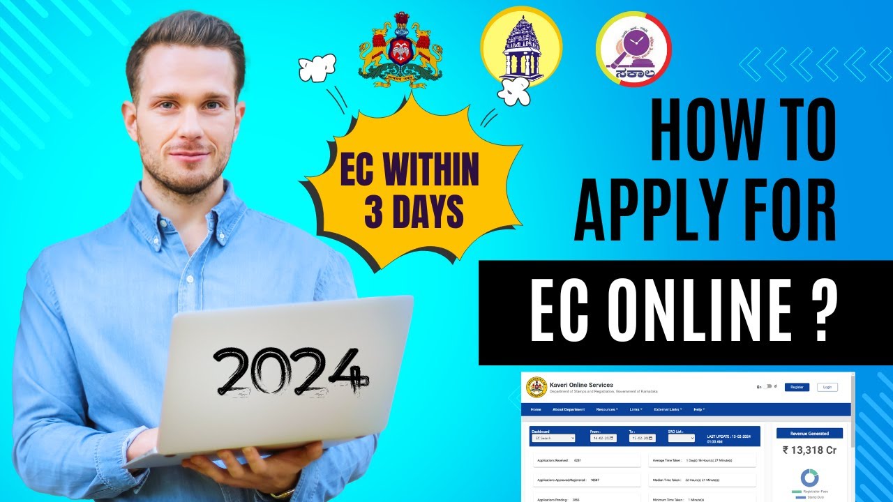 How to Apply for EC (Encumbrance Certificate) Online ? | Sourabh V Bhat #bbmp #EC