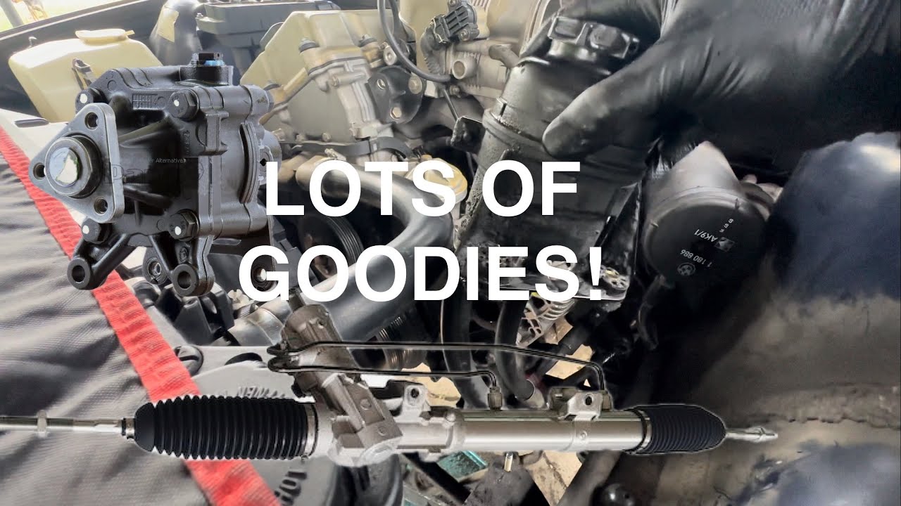 Removing the Power steering Pump, Lines, and Rack from the BMW E36 (1995 318is M42) #BMW #E36 #OEM