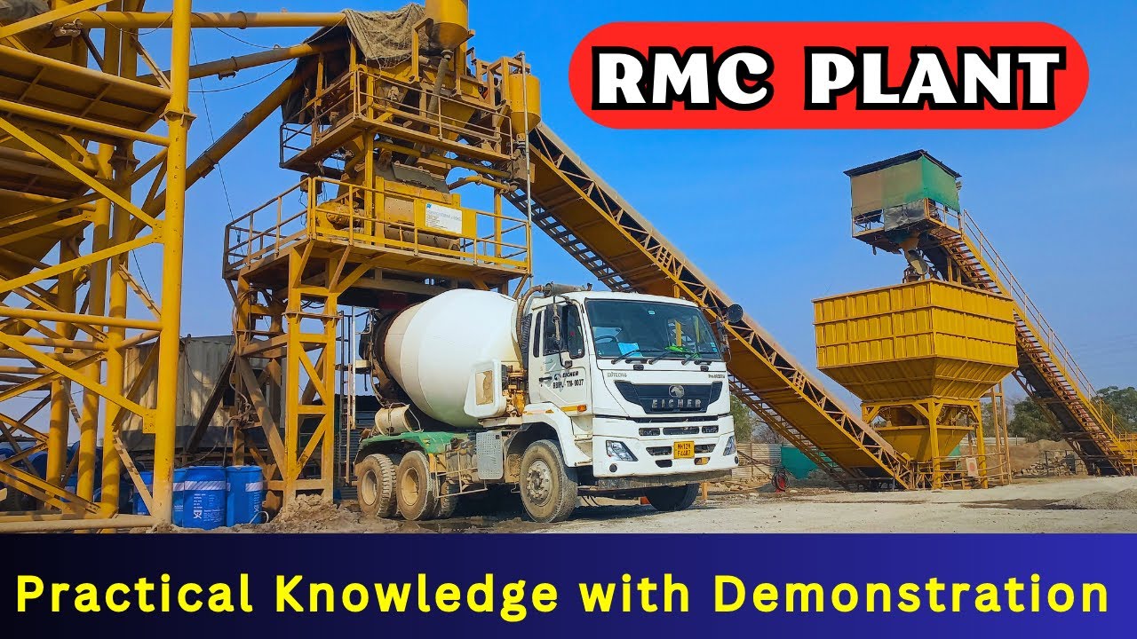 What is rmc plant? | How rmc plant works?