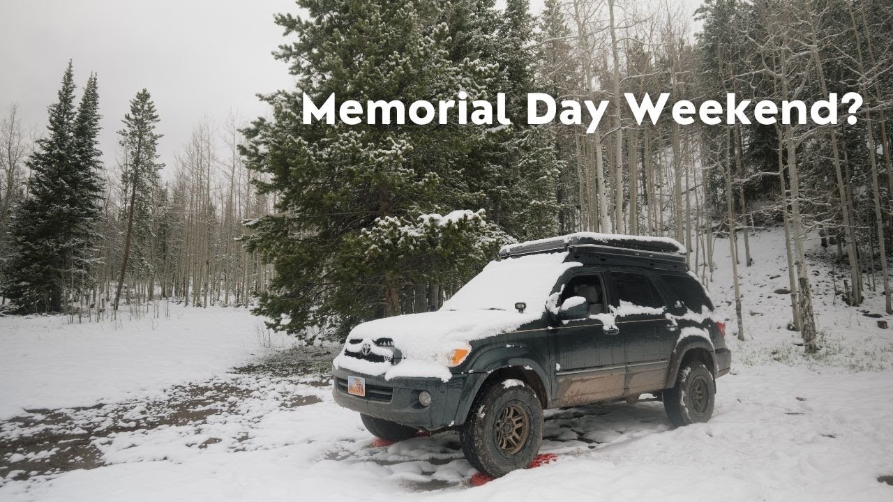 Utah Snowstorm Overlanding Trip | Toyota Sequoia Off Road | 1st Gen | SUV Camping Trip