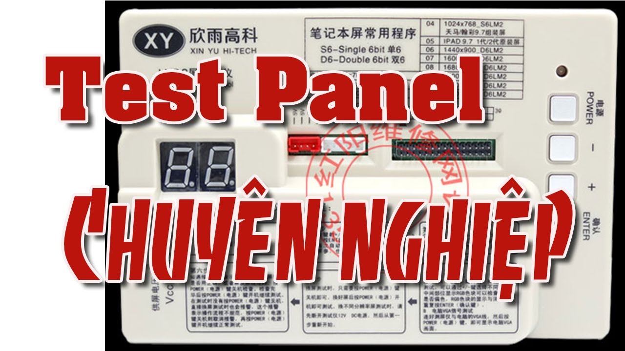 Test Panel Laptop, LCD chuy&ecirc;n nghiệp