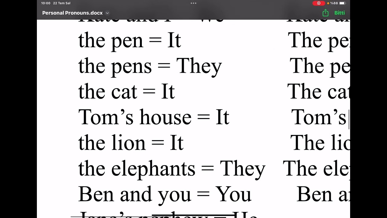 Şəxs əvəzlikləri