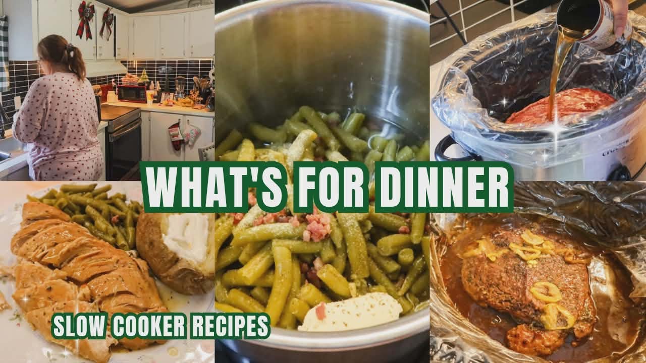 WINTER WHAT'S FOR DINNER | MOBILE HOME HOMEMAKING | KIMI COPE | SLOW COOKER RECIPES