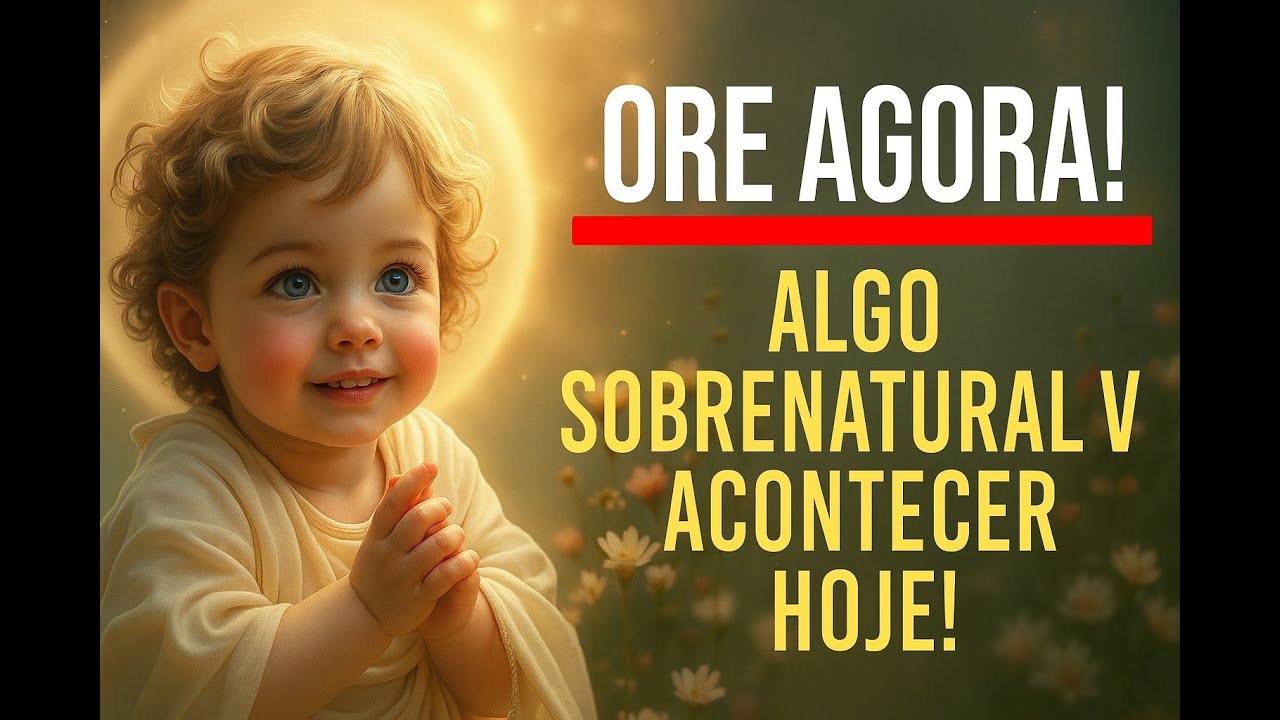 ORE AGORA! ALGO SOBRENATURAL VAI ACONTECER NA SUA VIDA AINDA HOJE!