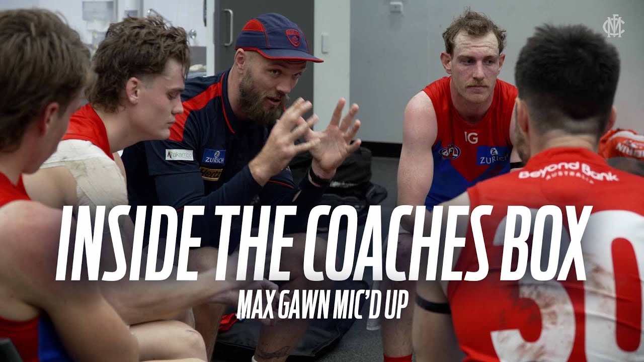 Inside the coaches box | Max Gawn Mic'd up 🎙️