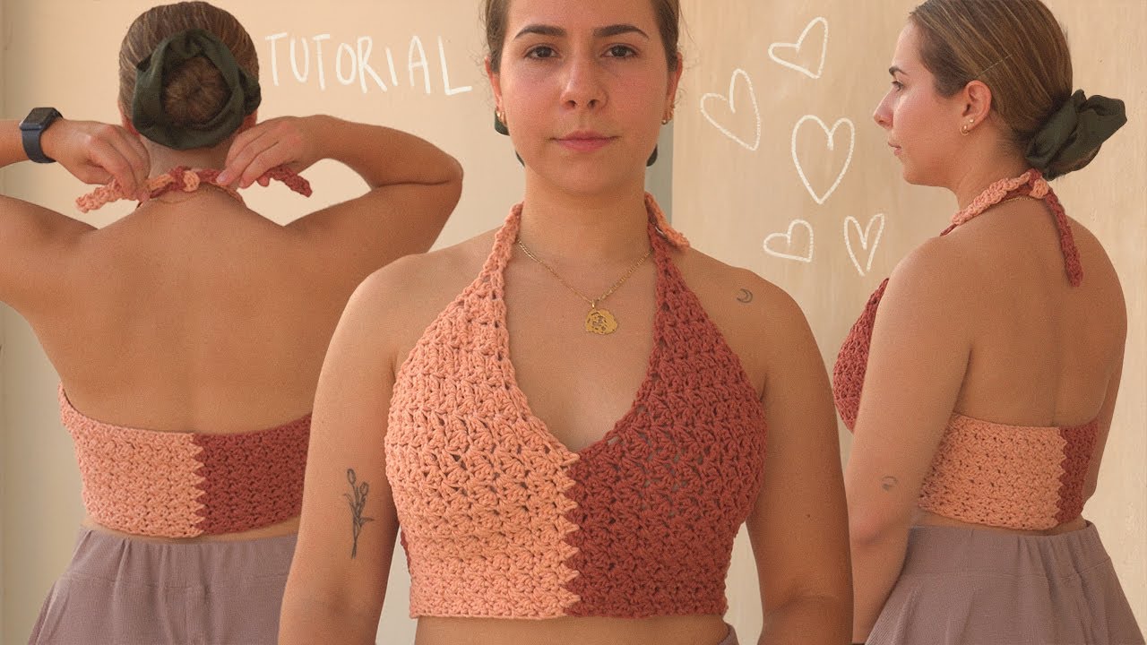 Aprende a hacer un top a crochet a tu medida - paso a paso