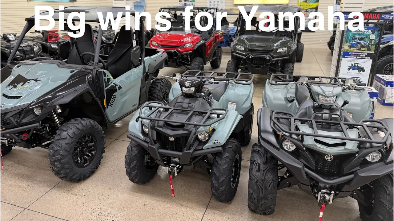 Линейка Yamaha XTR 2026 года — это нечто невероятное! Grizzly, Kodiak и Wolverine выходят на звер...