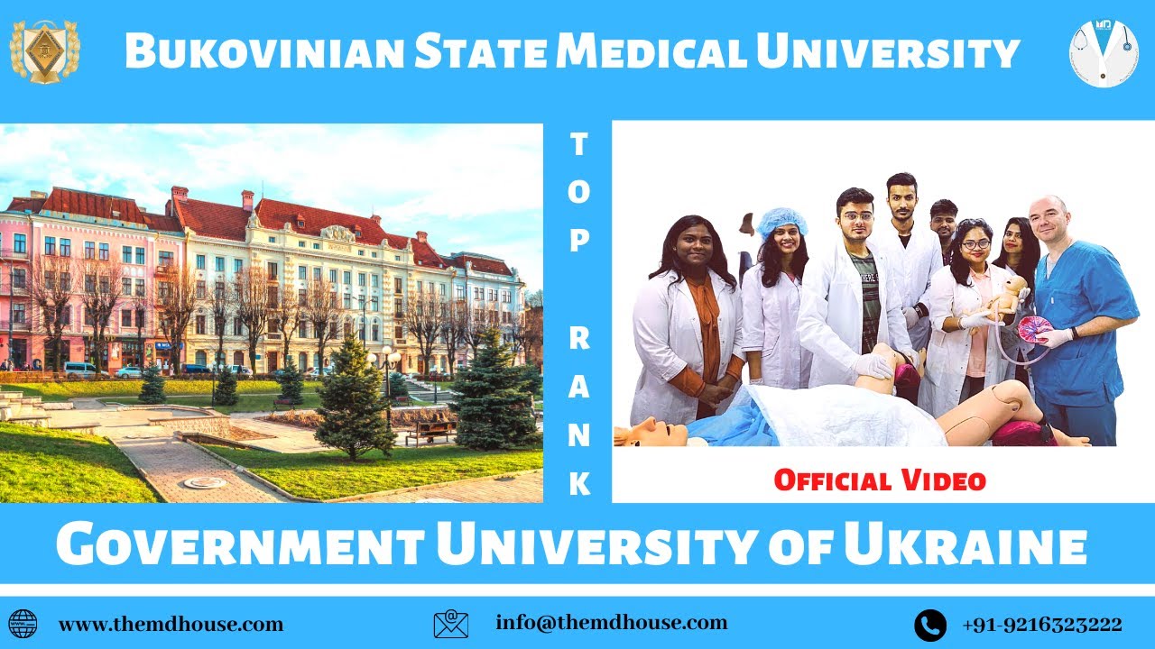 Bukovinian State Medical University  I Official I MBBS In Ukraine