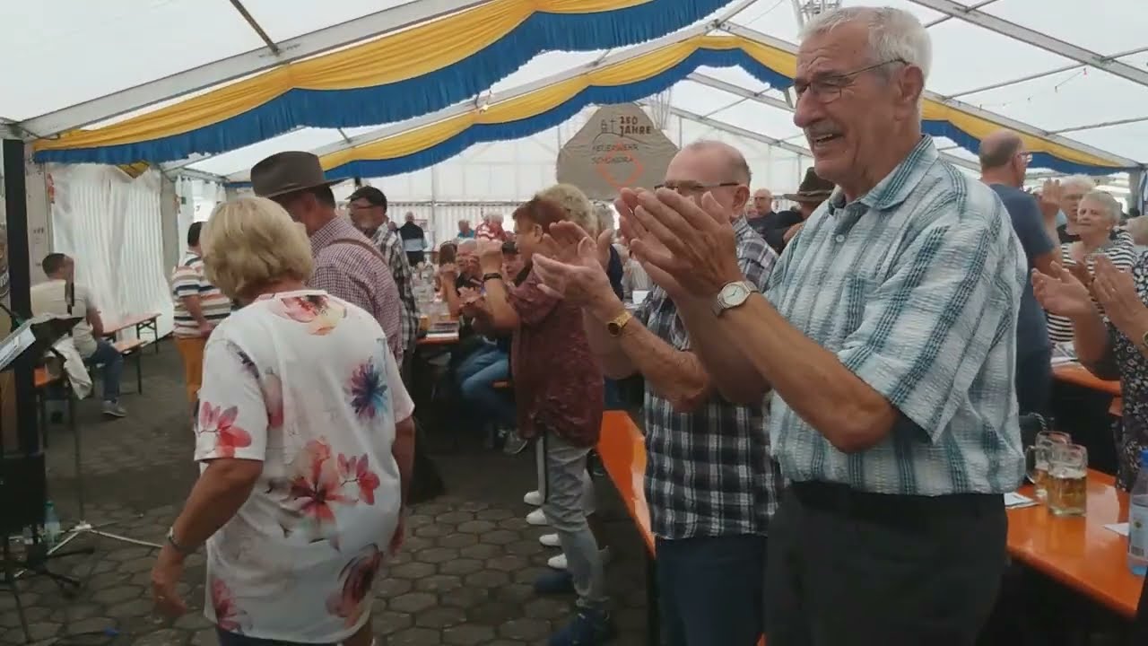 Auf der Vogelwiese - Rucksackmusikanten in Schondra am 09.09.2024