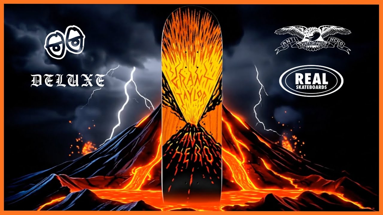 Как из вулканов делают скейтборды — НОВАЯ технология DBX от Anti Hero, Krooked и Real 🌋