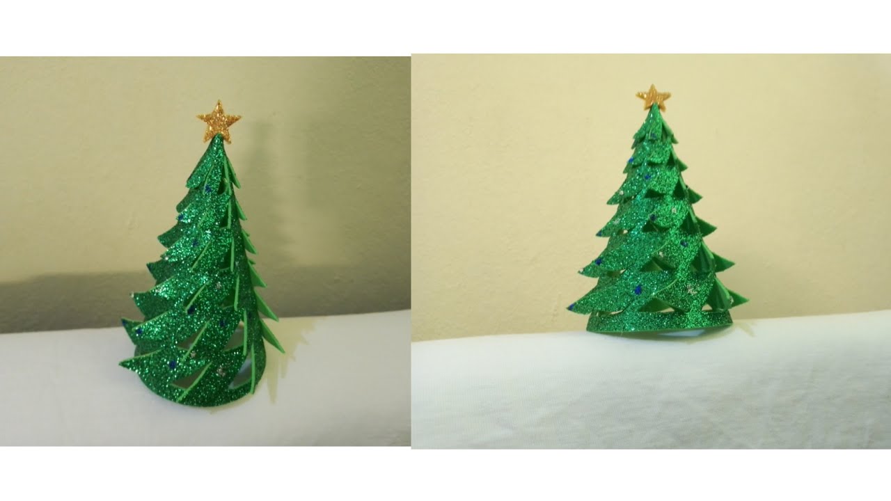 Adorno de navidad #12// Árbol de navidad //manualidades con foami o goma eva.