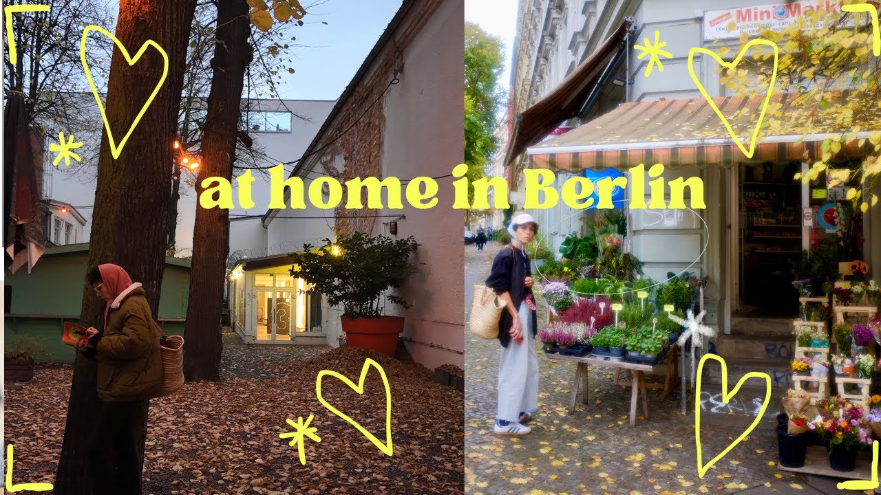Quiet autumn days in Berlin, cooking, buying books, city walking