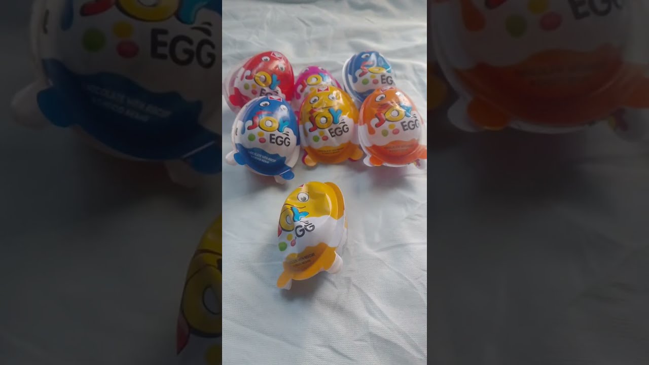 Opening Joy Eggs |ASMR Video|KinderJoy |Cute Surprise Toy Reveal