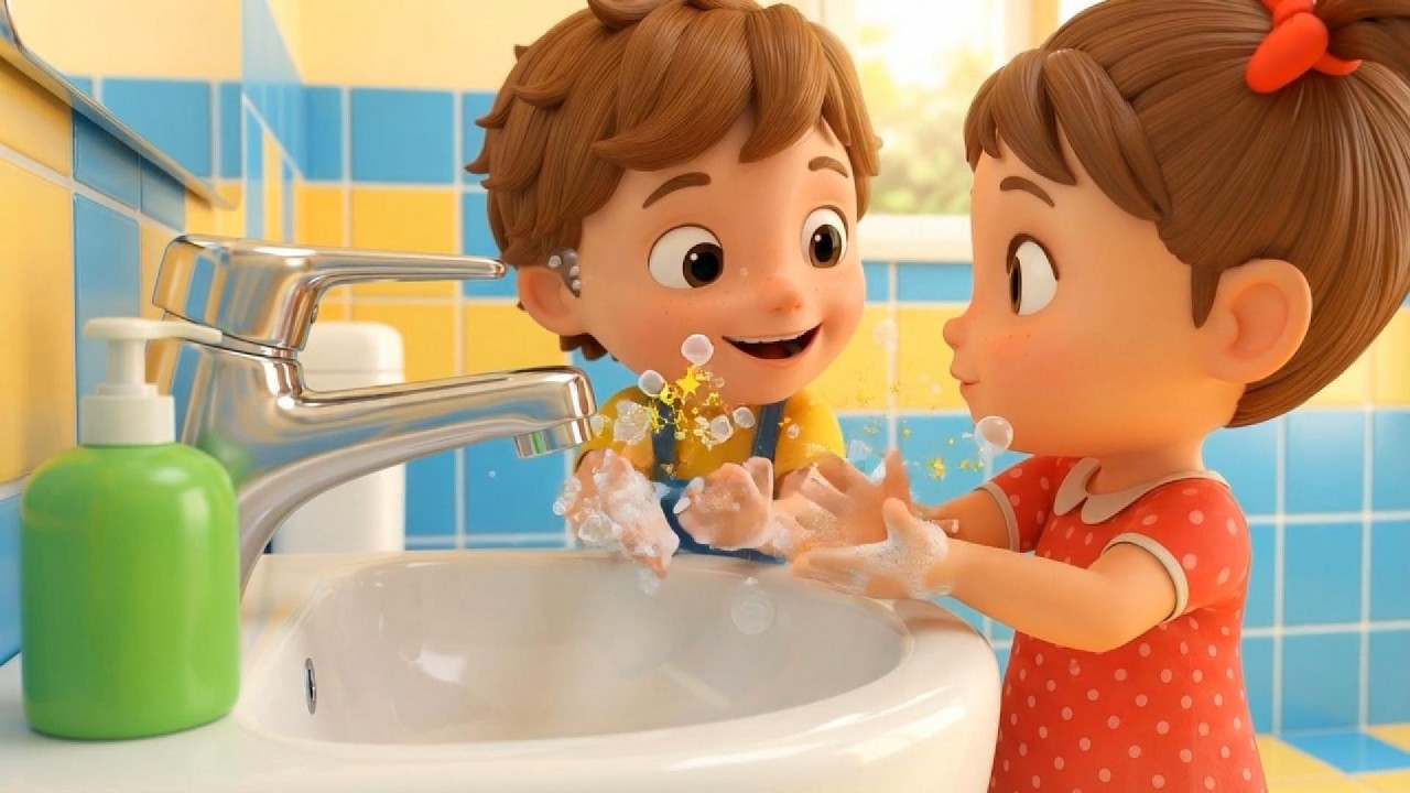 The Scrub a Dub Wash! 🧼 | Fun Bath Time Song for Kids 🛁✨🎶
