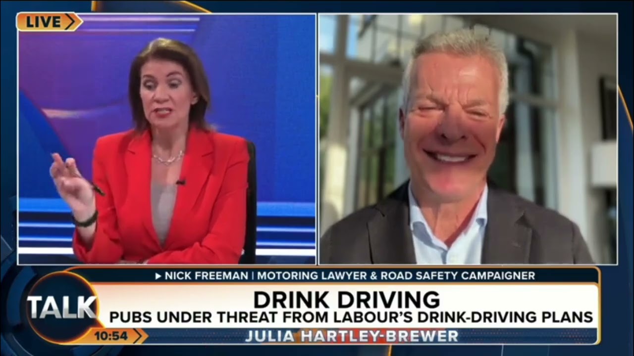 New Proposals By The Government To Lower Drink Drive Limit - Nick Freeman Interviewed