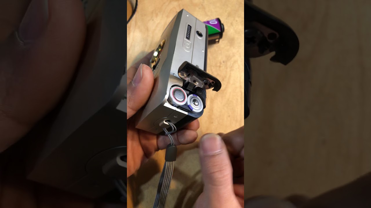 Wizen excel-88 fixed focus auto flash film camera operation video 위젠 익셀88 자동 카메라 사용법