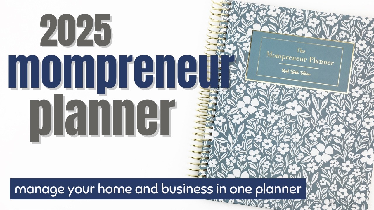 2025 MOMPRENEUR PLANNER REVIEW | Real Estate Agent Planner