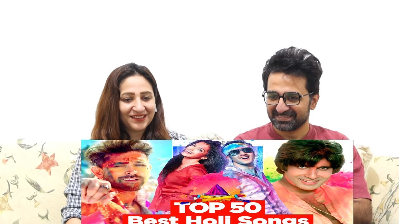 Pak Reacts to Top 50 Best Holi Songs to Play in Holi Party 2025 (Holi Song) | SLOBD