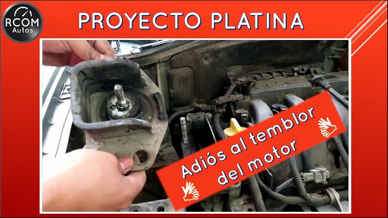 COMO QUITAR Y CAMBIAR EL SOPORTE DE MOTOR LADO DERECHO DE UN NISSAN PLATINA O RENAULT CLIO
