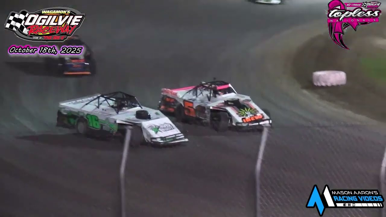 Ogilvie Raceway Midwest Modified A-Main (2025 Topless Nationals) (10/18/25)