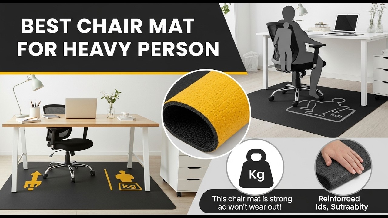 TOP 5 Best Chair Mat For Heavy Person 2026 | Chair Mat For Heavy People That Actually Lasts