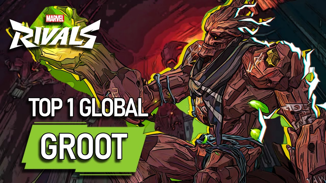 ТОП 1 МИРОВОЙ GROOT! BritishTree - MARVEL RIVALS PRO