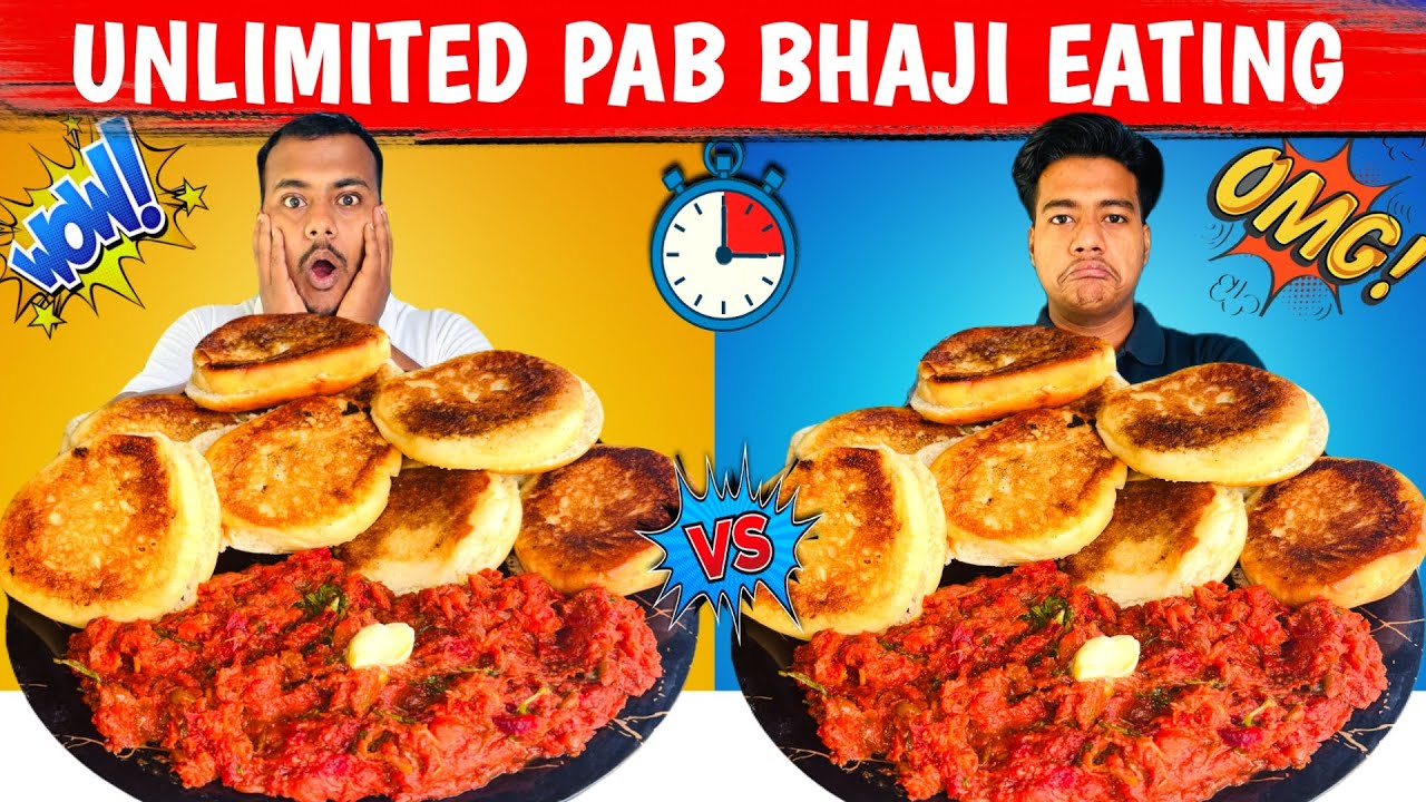 Unlimited Pav Bhaji Eating Show | | Mumbai Most Eating Street Food Chalenge