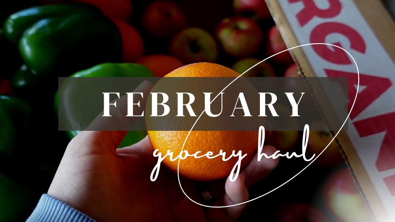 February Grocery Haul - Modified Pantry Challenge - Feeding a Family