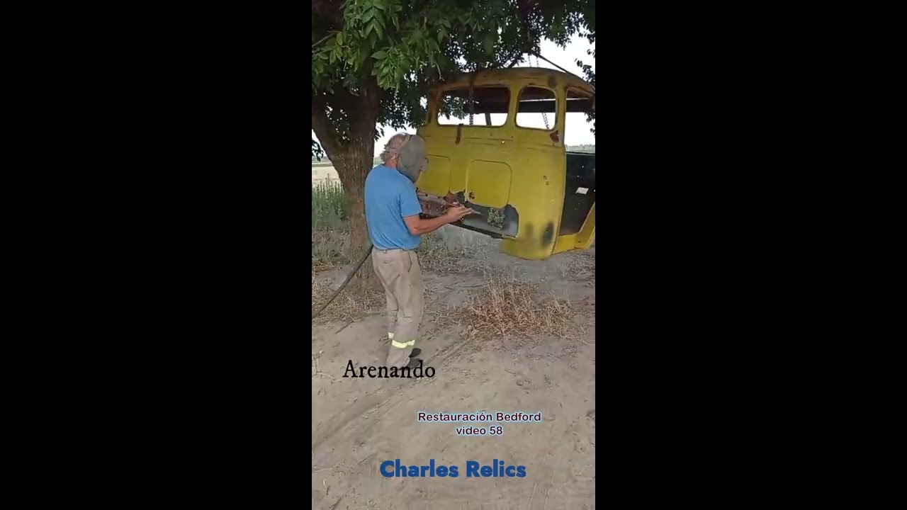 BEDFORD MODELO 62 PROYECTO DE RESTAURACI&Oacute;N bedford truck restoration  ARENANDO LA CHAPA