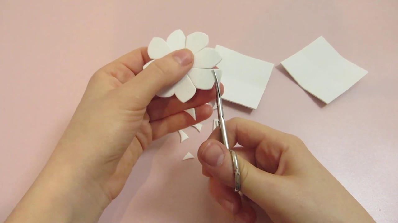 How to make foamiran flowers / foam flower tutorial/