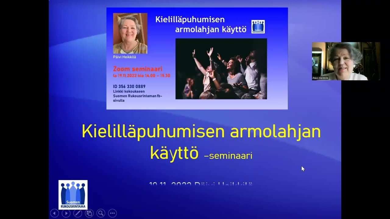 Päivi Heikkilä, Kielilläpuhumisen armolahjan käyttö