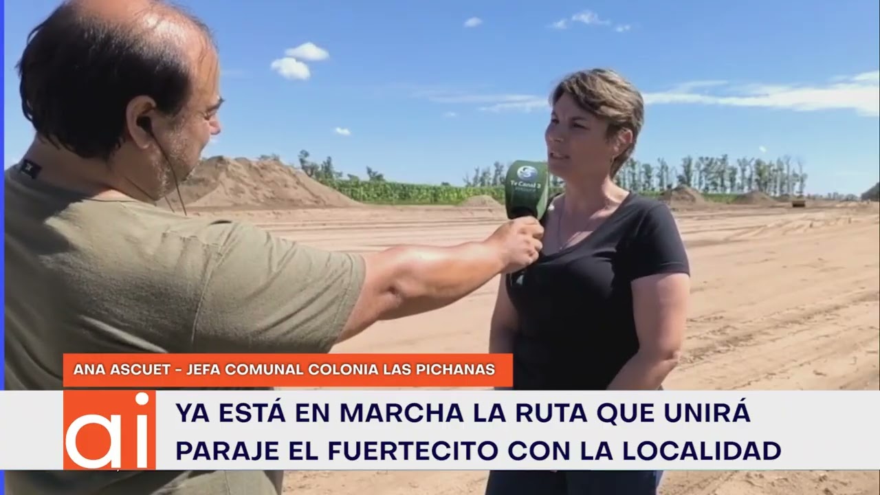 Ya está en marcha el asfaltado entre El Fuertecito y Colonia Las Pichanas