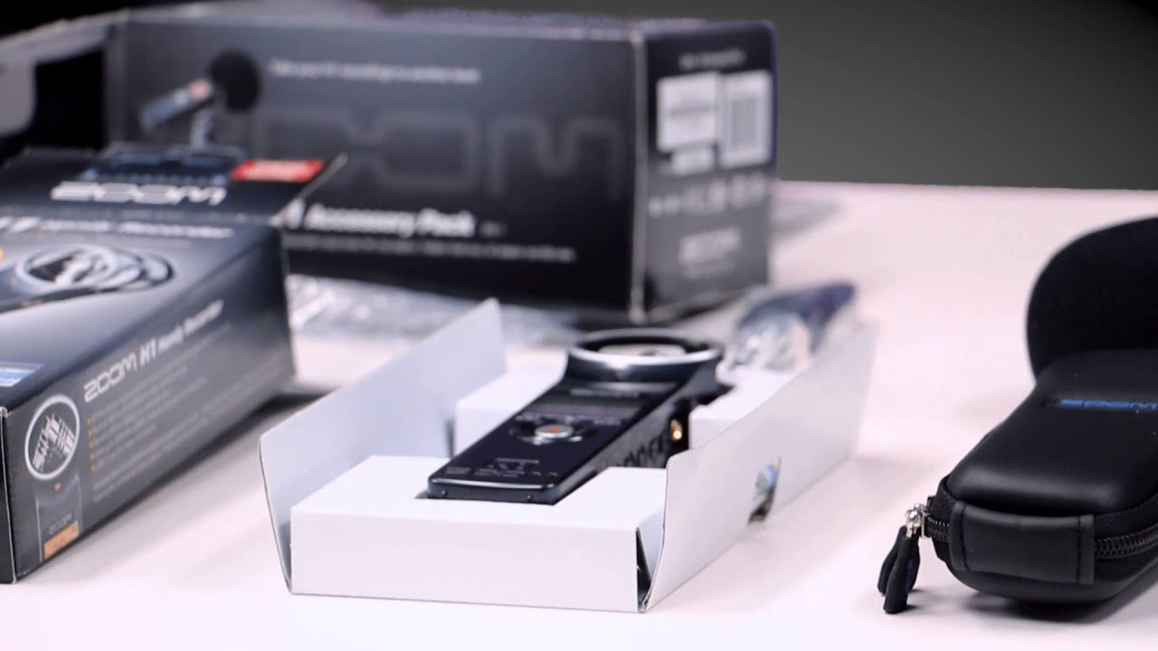 Zoom H1 Handy Portable Digital Recorder - Unboxing and Review