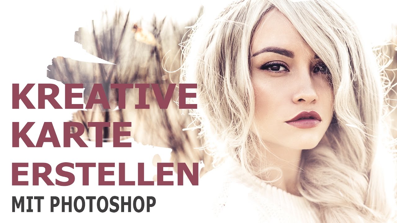 Kreative Karte erstellen mit Photoshop