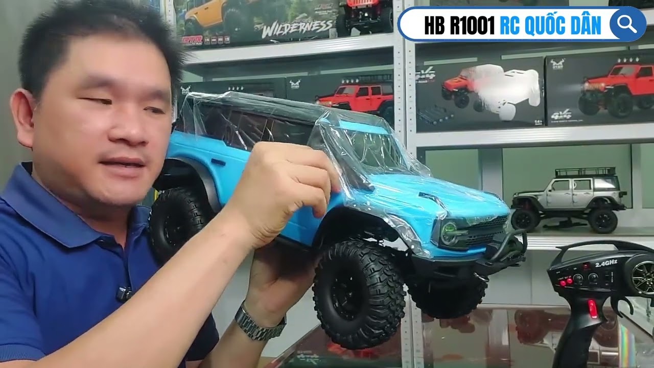 Xe địa hình offroad điều khiển từ xa HB R1001 || Bronco || TRX4 || RC Quốc Dân #r1001, #hbr1001