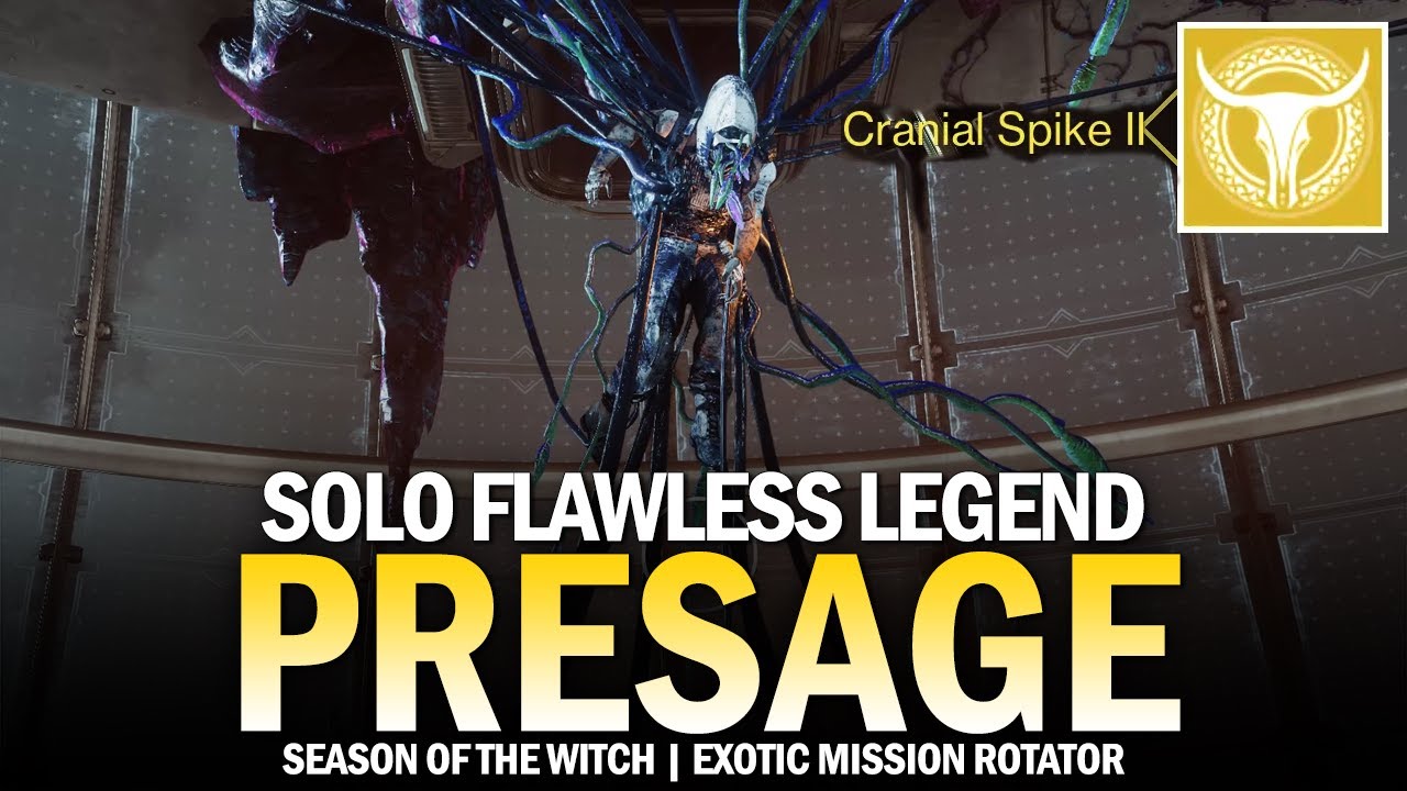 Solo Flawless Legend Presage in Season of the Witch (Exotic Mission Rotator) [Destiny 2]