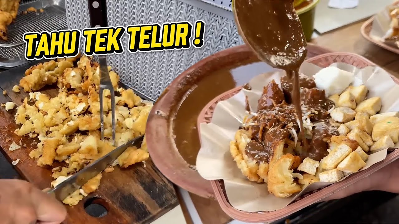 TELORNYA DI RENDAM TAHU JADINYA MELEBAR GINI DENGAN PORSI JUMBO!
