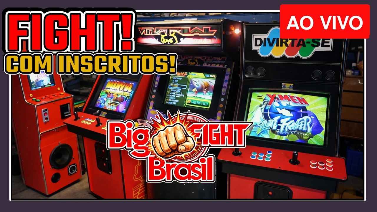 BIG FIGHT BRASIL -  FIGHTCADE - JOGANDO COM INSCRITOS!  #600subs #fightcade2 #fliperama #fightcade