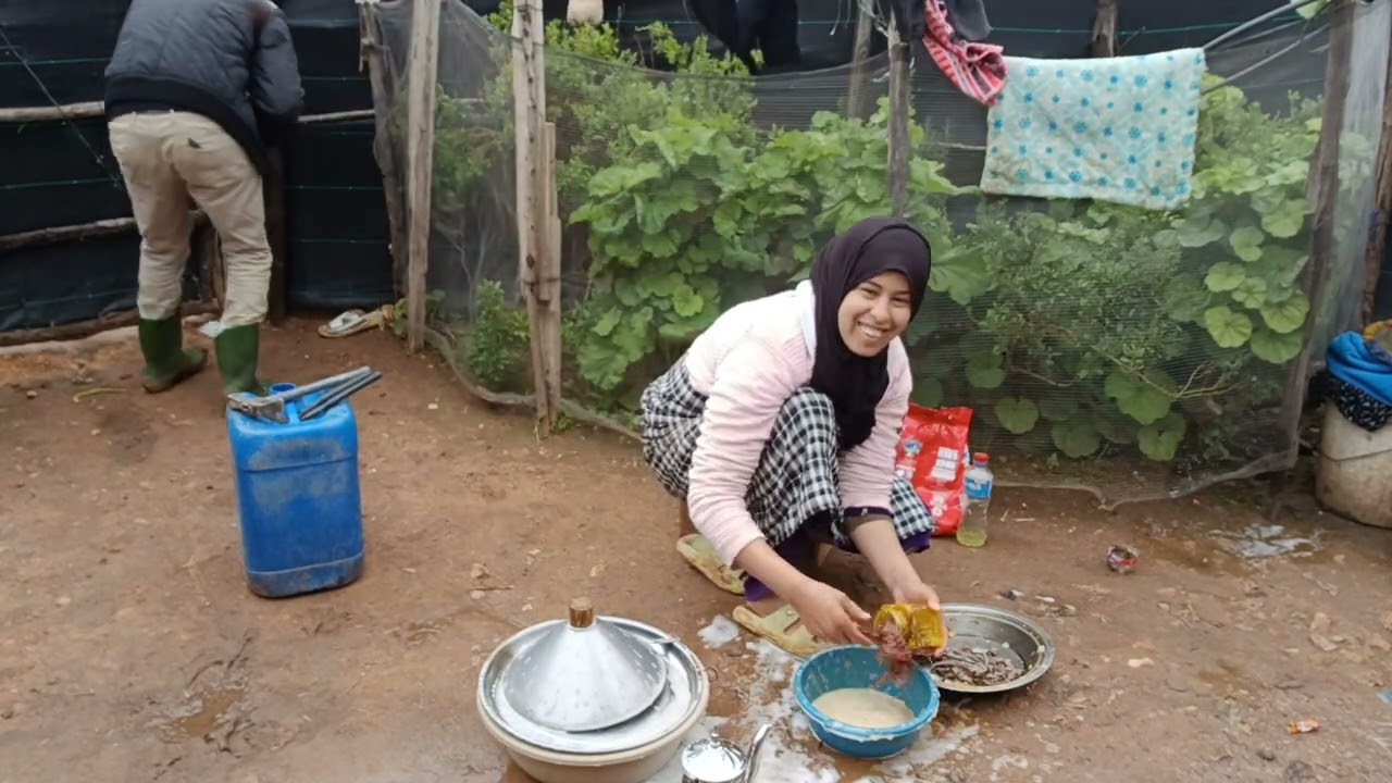 شاركوا معي هذا الفيديو من الباديه غانغسل معكم المواعين على برا كنتمنى يعجبكم😭🥰