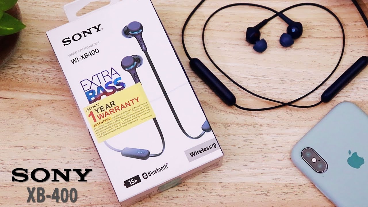 Sony XB400 EXTRA BASS Bluetooth Earphones - Feel the BEAT!!!
