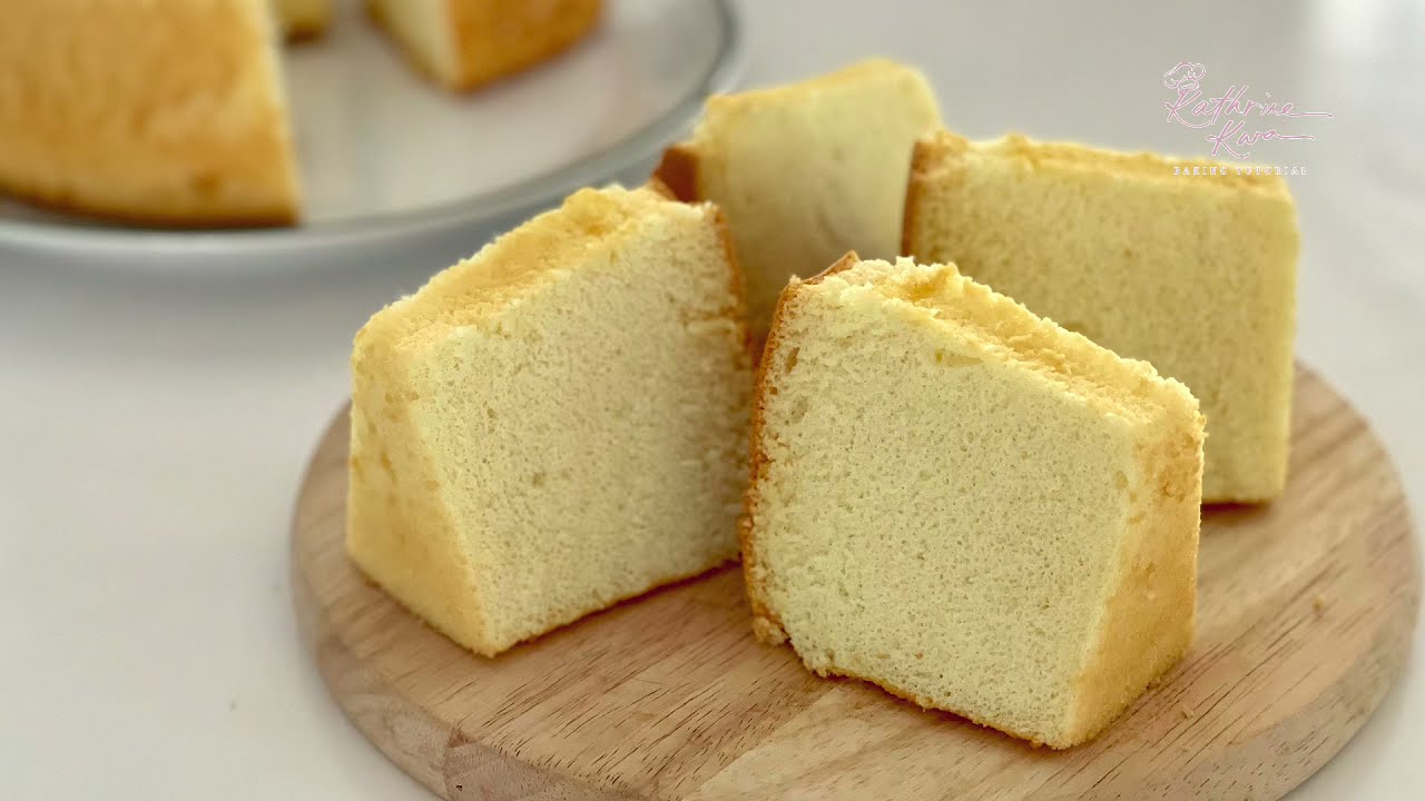 Honey Chiffon Cake 蜂蜜戚风蛋糕 |Kathrine Kwa