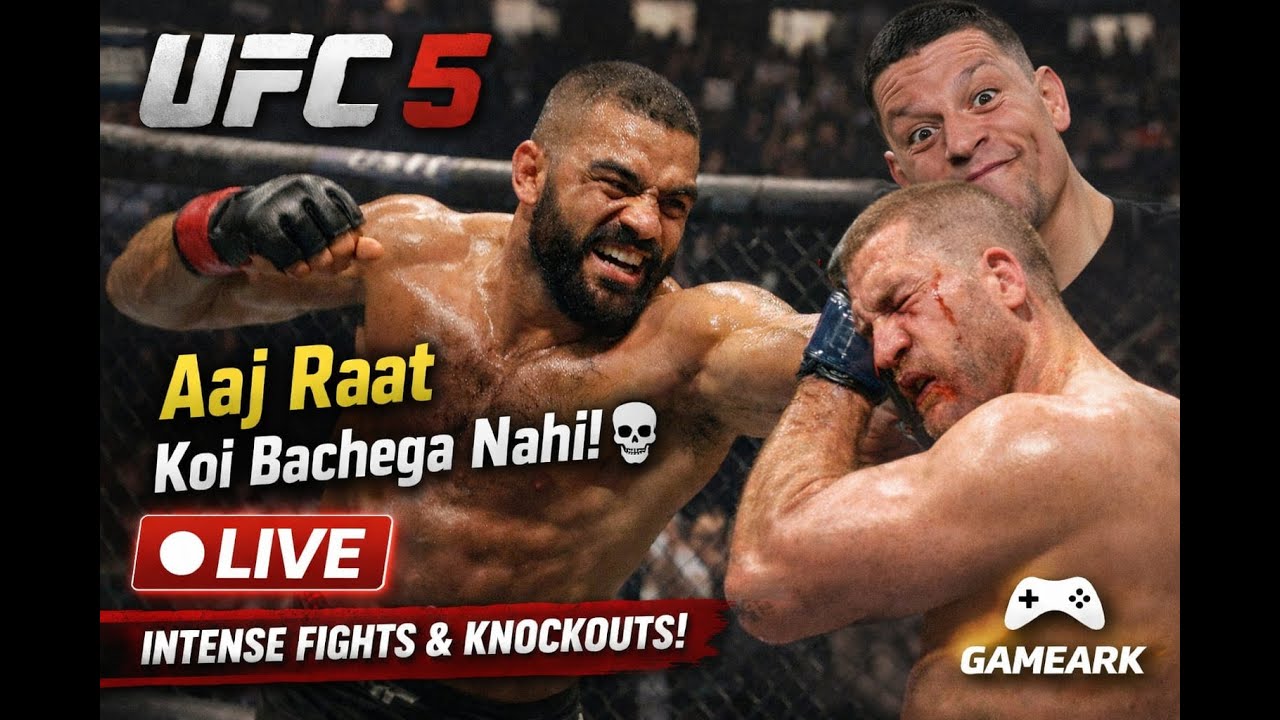 Knockout Ya Tapout ? Aaj pata Chalega - UFC 5 live
